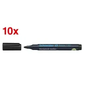  10 Permanentmarker Maxx 130 von Schneider, schwarz 